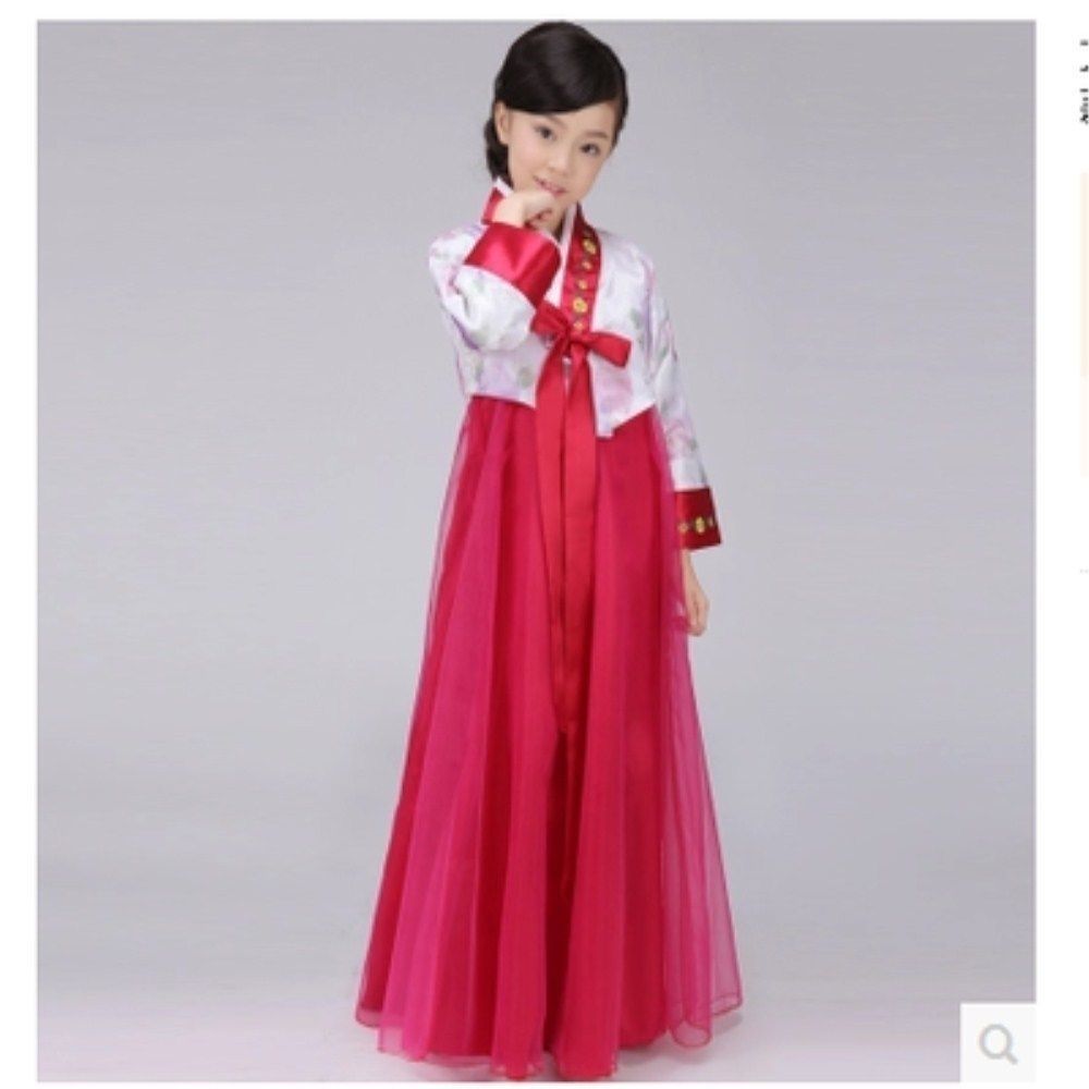 子供用韓国の伝統服 韓服 大長今 女の子 演技衣装 ダンス衣装 韓国衣装