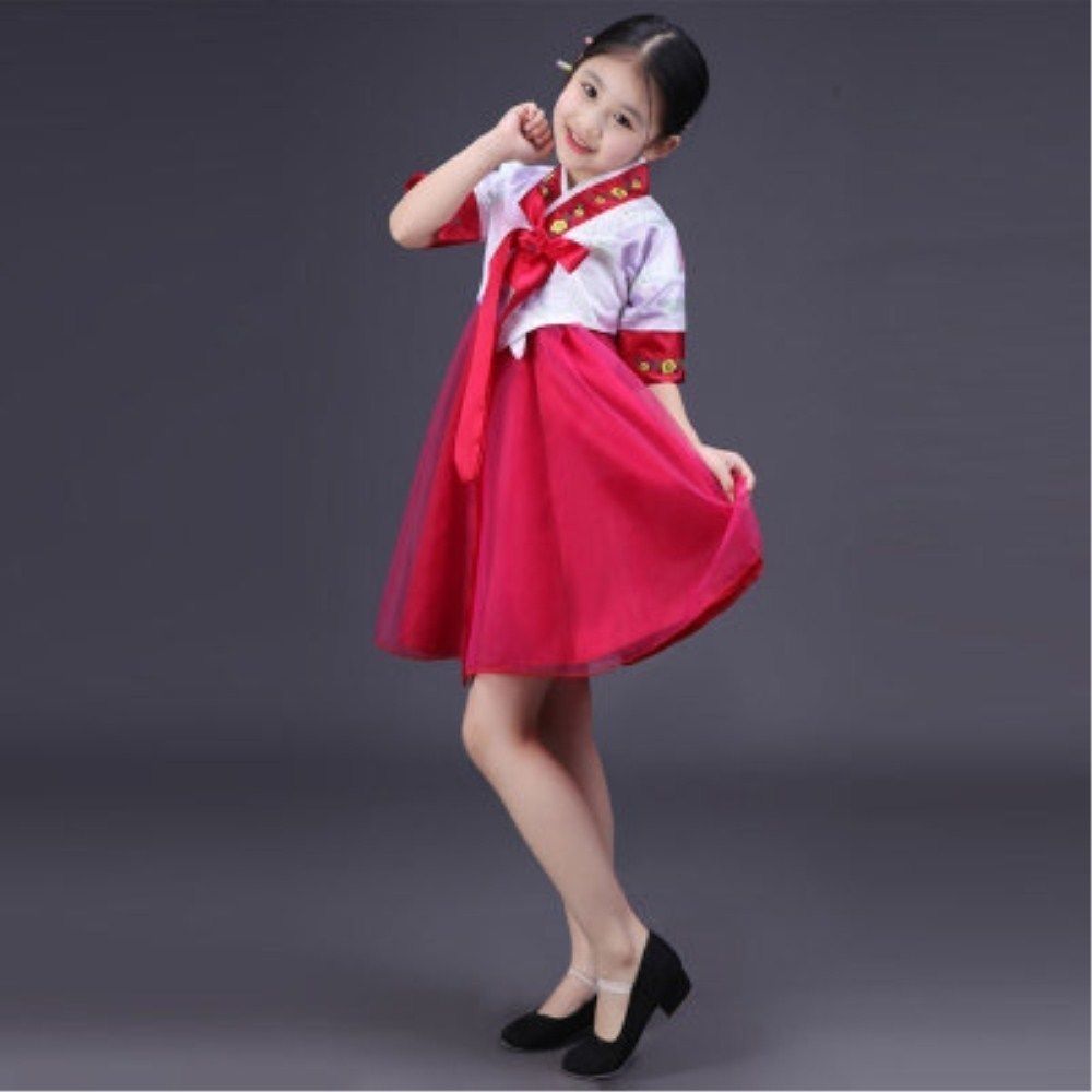 子供用韓国の伝統服 韓服 大長今 女の子 演技衣装 ダンス衣装 韓国衣装