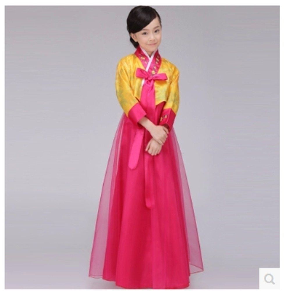 子供用韓国の伝統服 韓服 大長今 女の子 演技衣装 ダンス衣装 韓国衣装