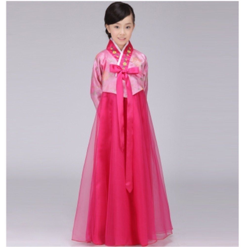 子供用韓国の伝統服 韓服 大長今 女の子 演技衣装 ダンス衣装 韓国衣装