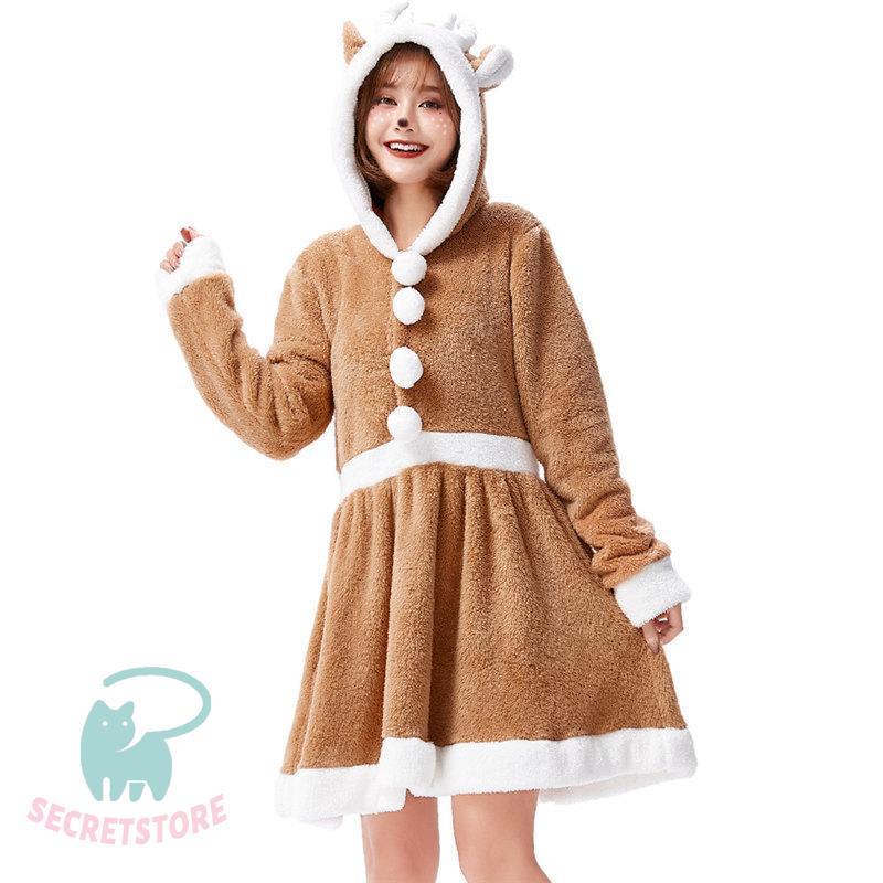 【 2025新作最安値に挑戦】 コスプレ クリスマス コスチューム レディース ワンピース トナカイ 仮装 衣装 大人用 変身 パーティー イベント ギフト 女性用 【 2025新作最安値に挑戦】 コスプレ クリスマス コスチューム レディース ワンピース トナカイ 仮装 衣装 大人用 変身 パーティー イベント ギフト 女性用