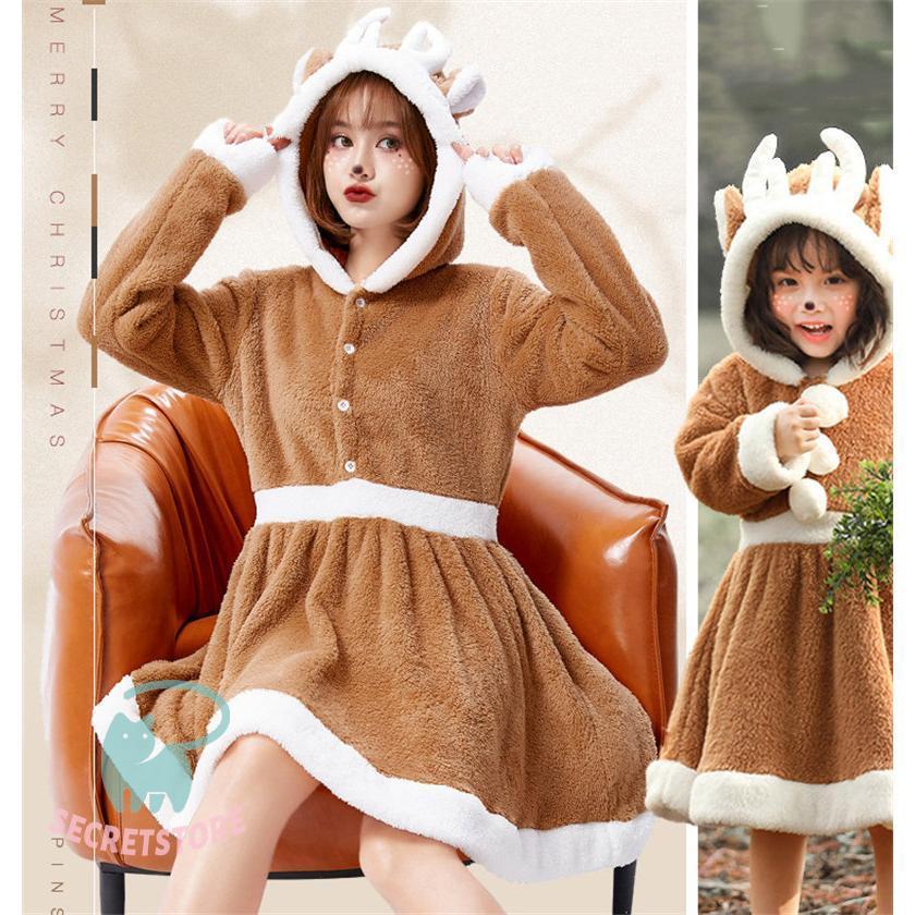 【 2025新作最安値に挑戦】 コスプレ クリスマス コスチューム レディース ワンピース トナカイ 仮装 衣装 大人用 変身 パーティー イベント ギフト 女性用 【 2025新作最安値に挑戦】 コスプレ クリスマス コスチューム レディース ワンピース トナカイ 仮装 衣装 大人用 変身 パーティー イベント ギフト 女性用