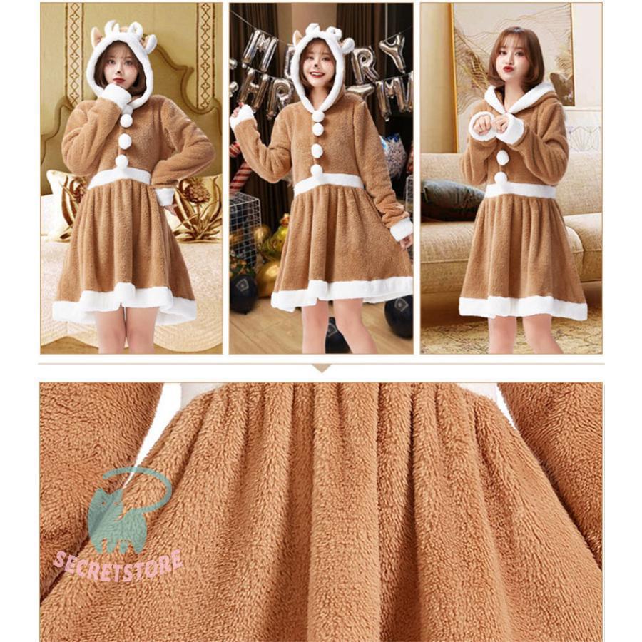 【 2025新作最安値に挑戦】 コスプレ クリスマス コスチューム レディース ワンピース トナカイ 仮装 衣装 大人用 変身 パーティー イベント ギフト 女性用 【 2025新作最安値に挑戦】 コスプレ クリスマス コスチューム レディース ワンピース トナカイ 仮装 衣装 大人用 変身 パーティー イベント ギフト 女性用