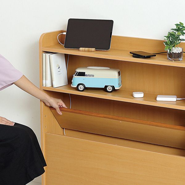 後付けヘッドボード ナチュラル 組立式 後付けヘッドボード ナチュラル 組立式