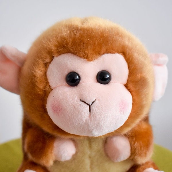 Qoo10] かわいいシミュレーション小猿人形ぬいぐる
