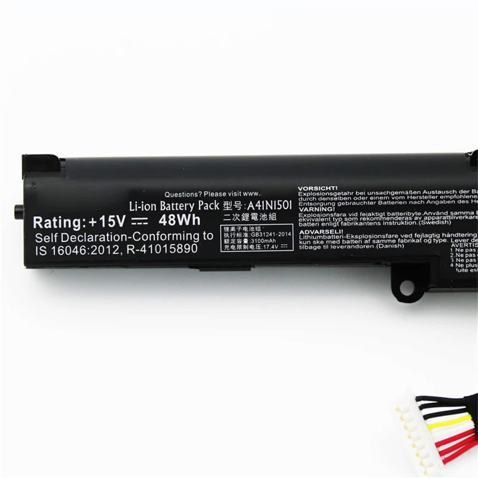当店在庫してます！ A41N1501 電池・Asusノートパソコン互換 48Wh/3100mAh GL752VL 測量用品
