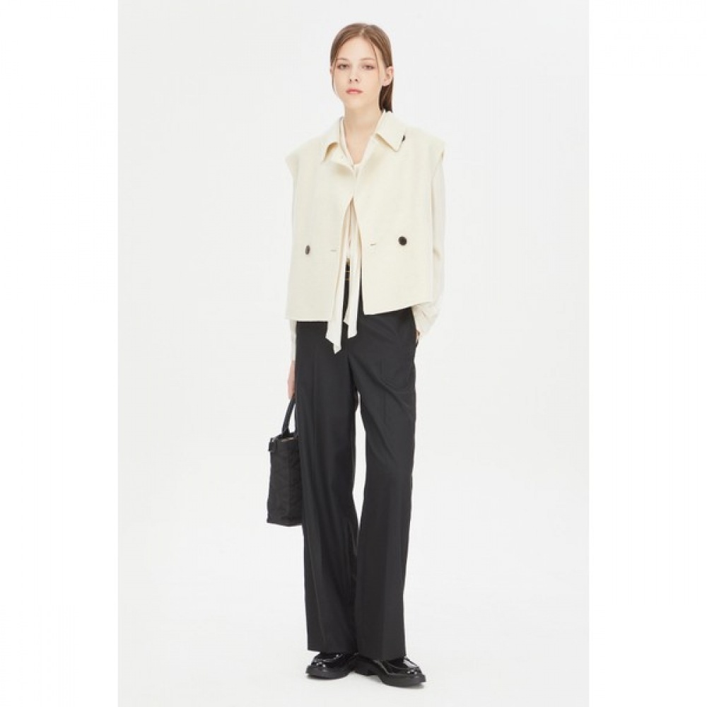 (シスレー) シスレーニューダブリンニットカラーベストコート SACTC1461_IV