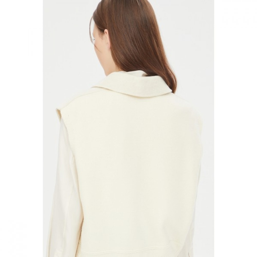 (シスレー) シスレーニューダブリンニットカラーベストコート SACTC1461_IV