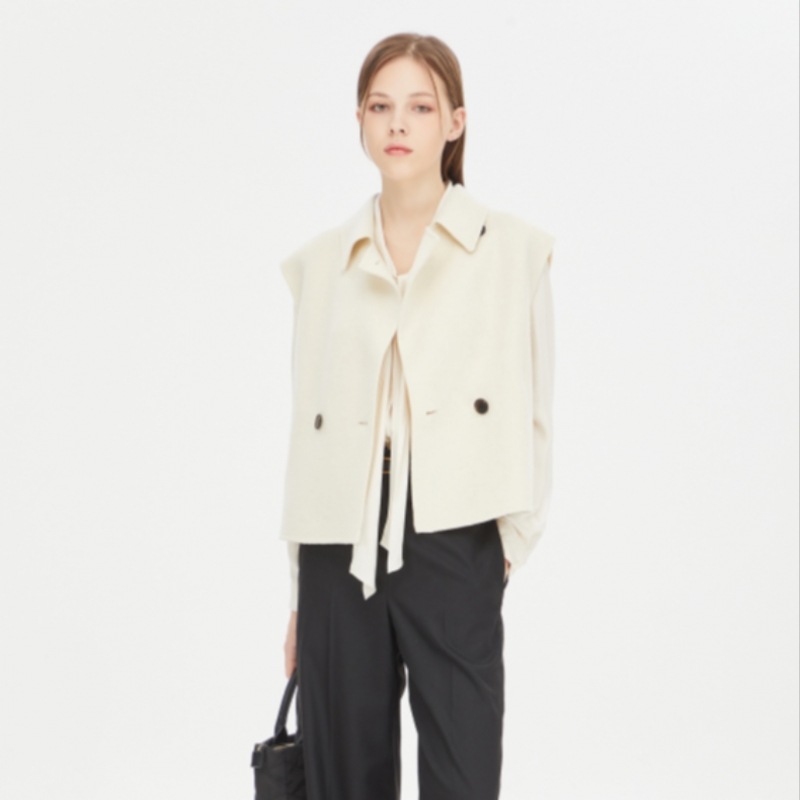 (シスレー) シスレーニューダブリンニットカラーベストコート SACTC1461_IV