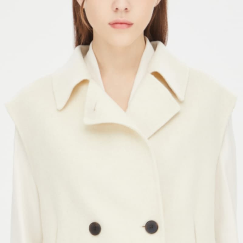 (シスレー) シスレーニューダブリンニットカラーベストコート SACTC1461_IV