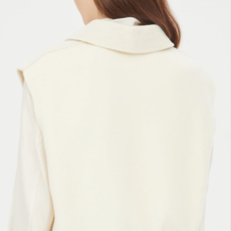 (シスレー) シスレーニューダブリンニットカラーベストコート SACTC1461_IV