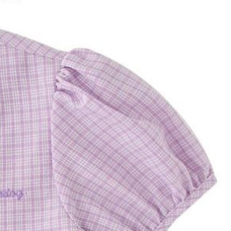 [ブルードッグ] シーサッカーチェックワンピース (24375-400-50) _LV