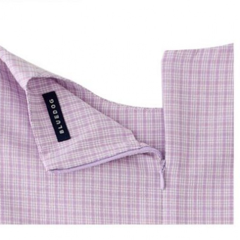 [ブルードッグ] シーサッカーチェックワンピース (24375-400-50) _LV