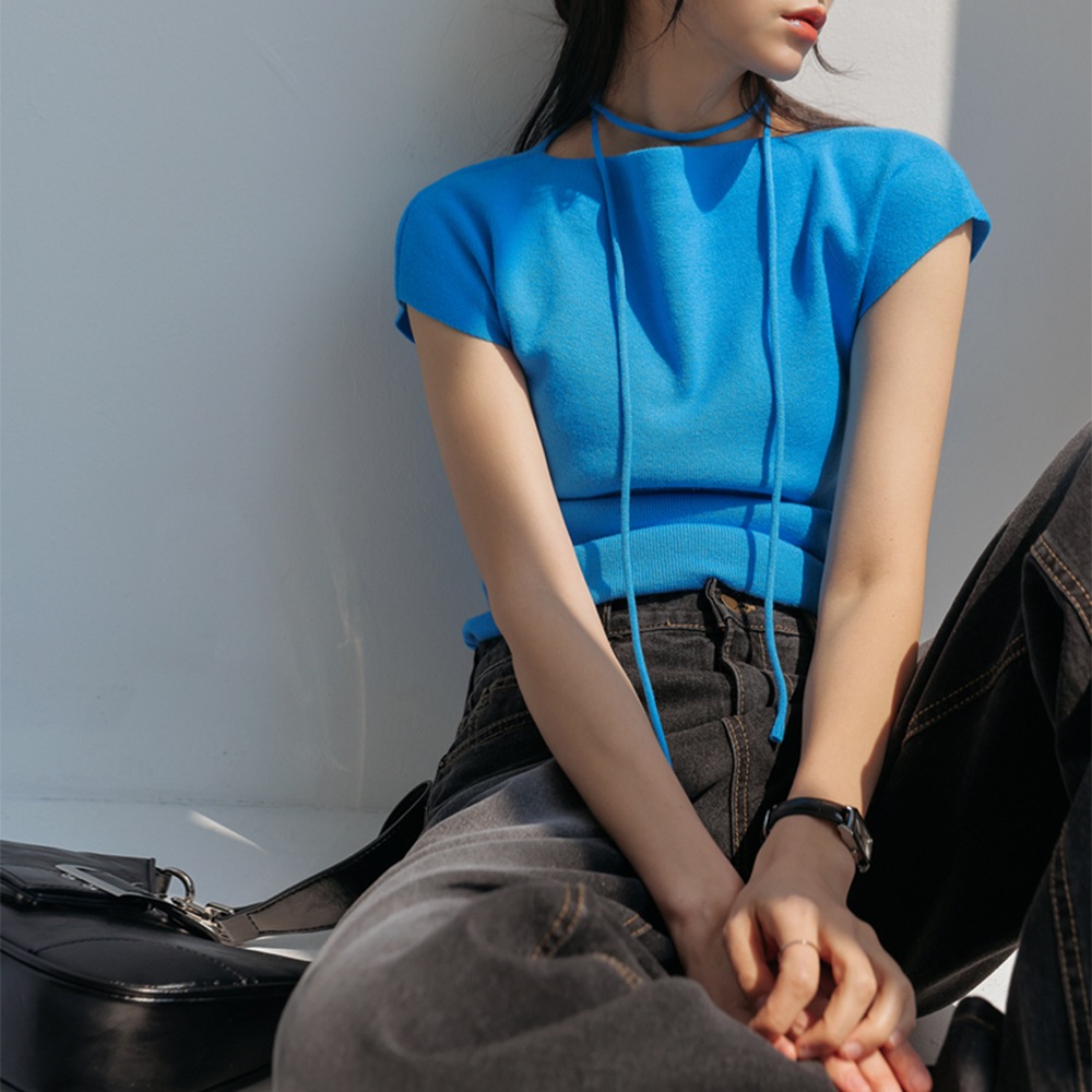 コーデンストラップセットボートネック1/2ニット コーデンストラップセットボートネック1/2ニット