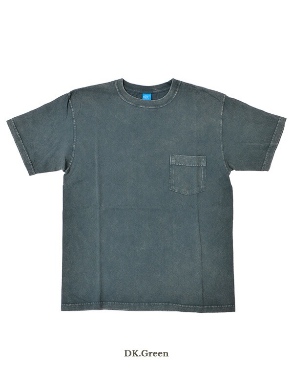 Good On グッドオン Tシャツ プリント 半袖 綿100% Vintage Dye ヴィンテージ 加工 ポケット付き GOST-903VD