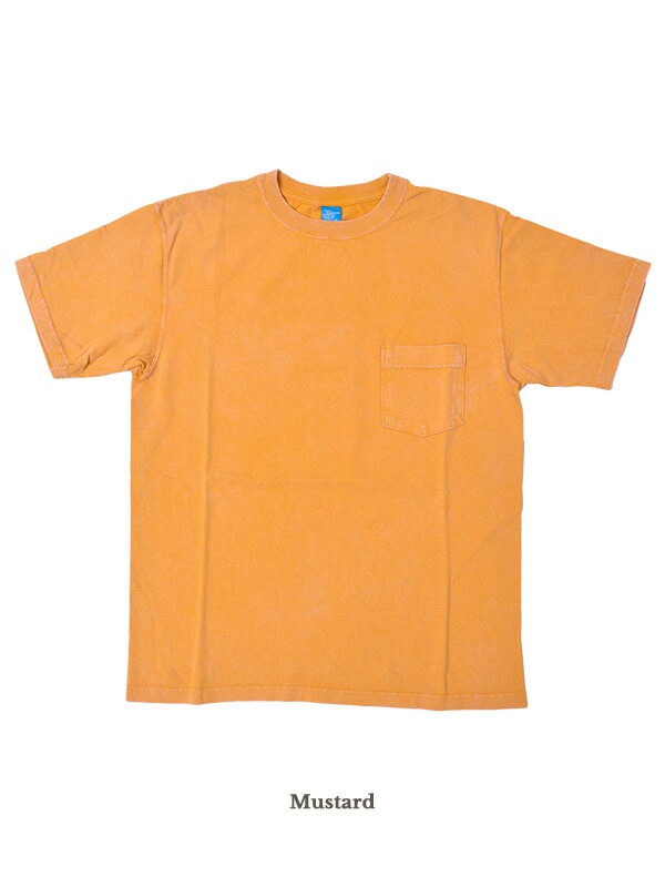 Good On グッドオン Tシャツ プリント 半袖 綿100% Vintage Dye ヴィンテージ 加工 ポケット付き GOST-903VD