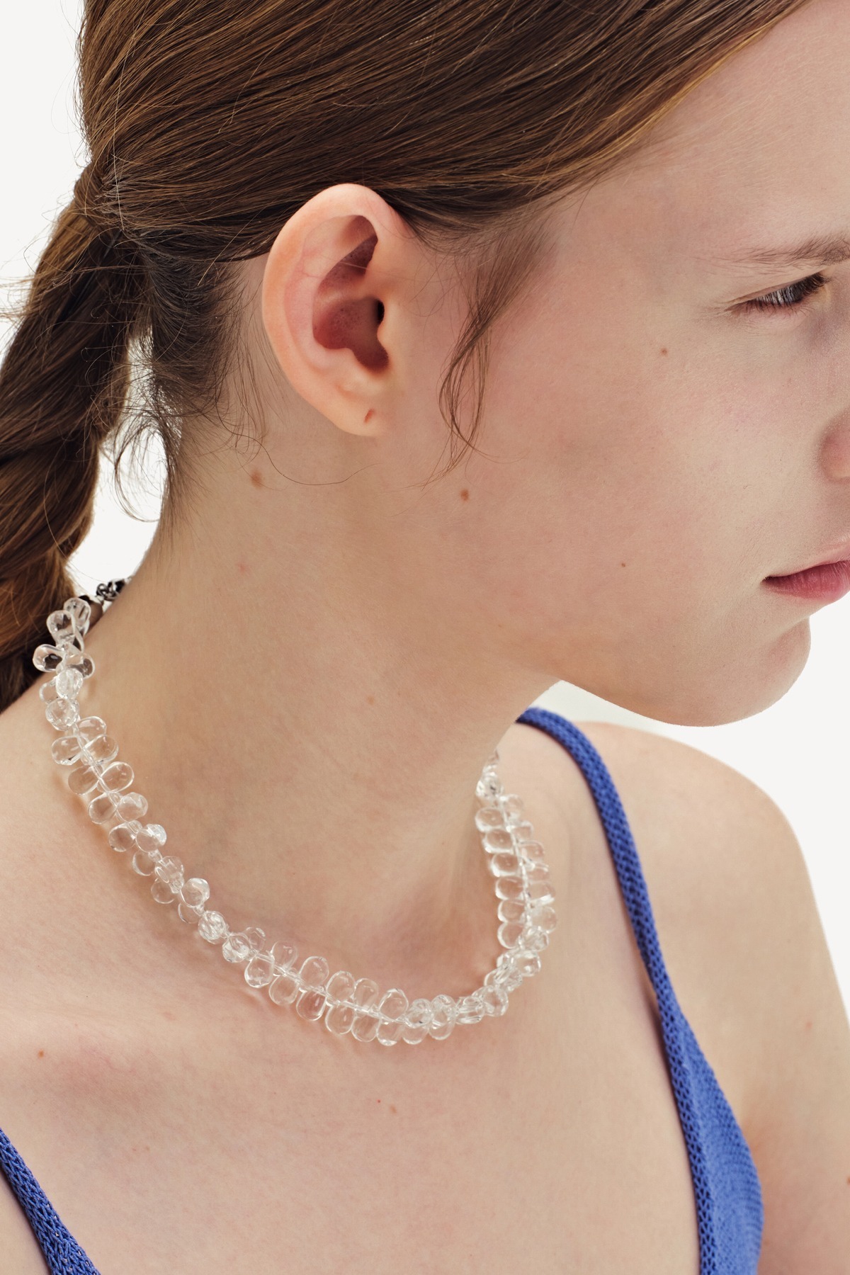 【送料無料】 天然 インディゴ トルマリン クロス ネックレス 刻印有 送料無料 天然 インディゴ トルマリン クロス ネックレス 刻印有