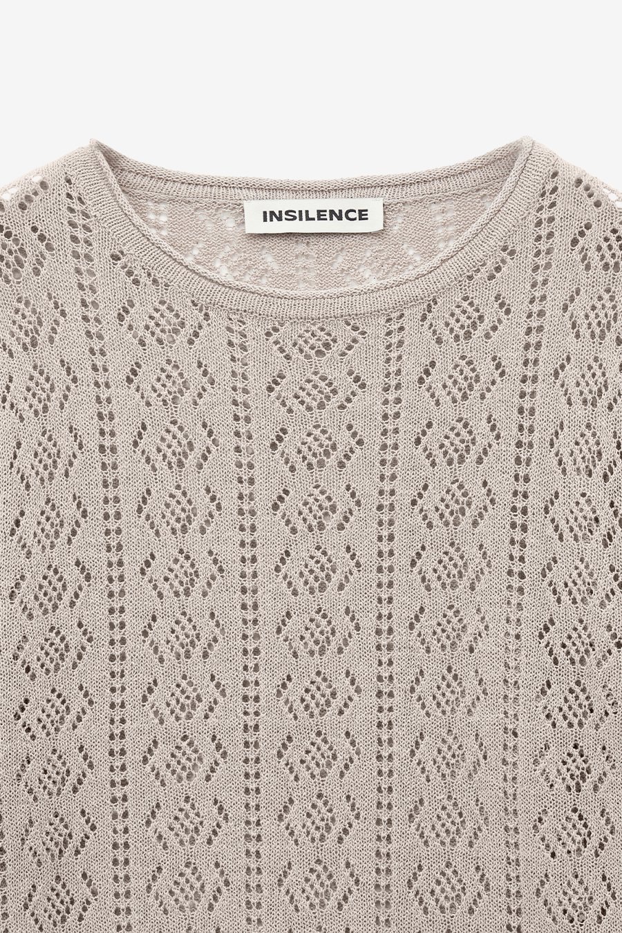 【INSILENCE】 NATURAL STRAP KNIT : BEIGE 【INSILENCE】 NATURAL STRAP KNIT : BEIGE