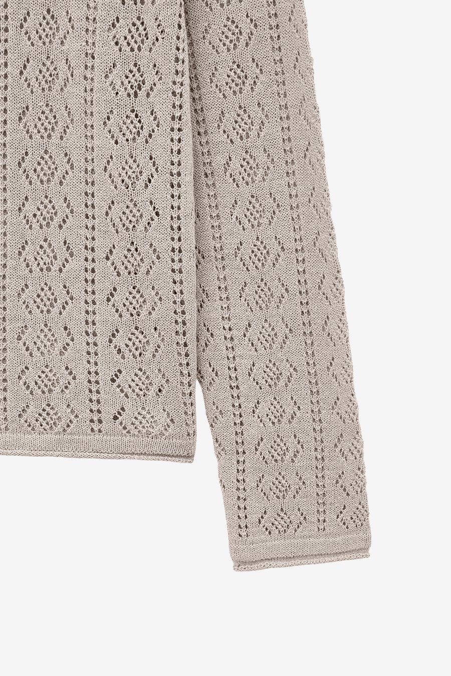 【INSILENCE】 NATURAL STRAP KNIT : BEIGE 【INSILENCE】 NATURAL STRAP KNIT : BEIGE