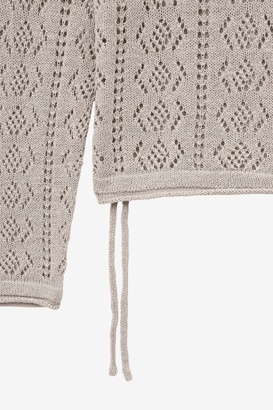 【INSILENCE】 NATURAL STRAP KNIT : BEIGE 【INSILENCE】 NATURAL STRAP KNIT : BEIGE