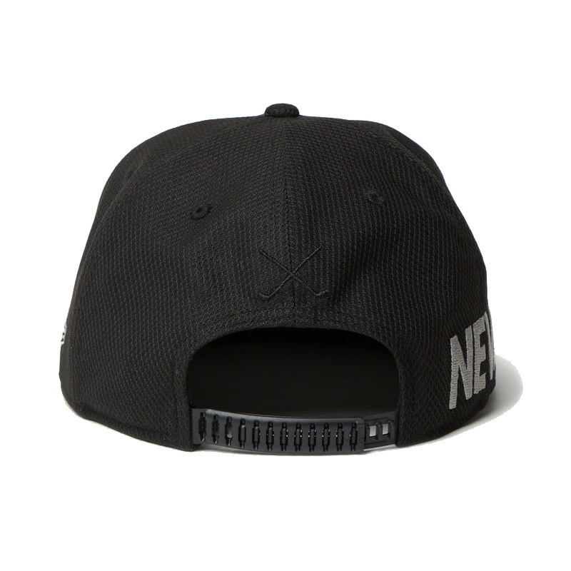 ニューエラ キャップ NEW ERA 9FIFTY Diamond Era Essential エッセンシャル ブラック ゴルフ 帽子 通気性 吸汗速乾 UVカット ユニセックス
