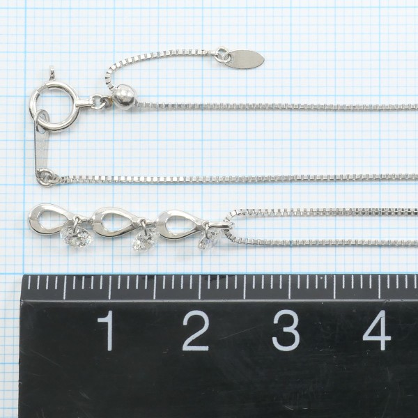 PT900 プラチナ PT850 ネックレス ダイヤ 0.50 鑑別書 ジュエリー 中古 PT900 プラチナ PT850 ネックレス ダイヤ 0.50 鑑別書 ジュエリー 中古