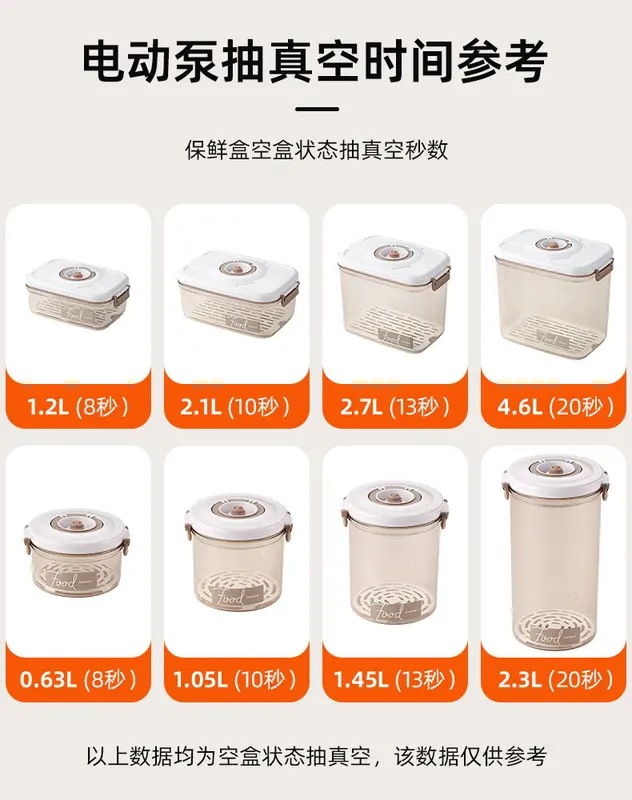 食品真空ポンプ付き収納ボックス,透明食品ディスペンサー,密閉型養蜂ボックス,大容量 食品真空ポンプ付き収納ボックス,透明食品ディスペンサー,密閉型養蜂ボックス,大容量