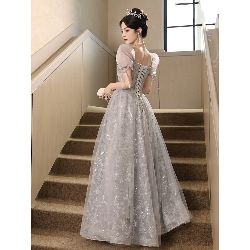 送料無料 新品追加 フレンチイブニングドレス パーティードレス パーティー 司会大人ワンピース