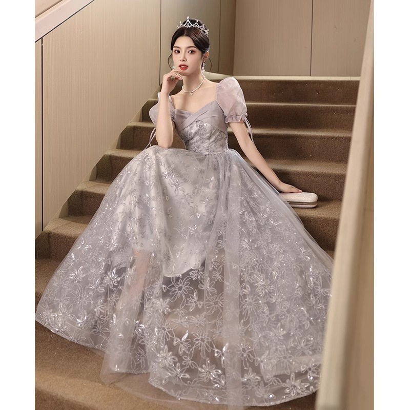 送料無料 新品追加 フレンチイブニングドレス パーティードレス パーティー 司会大人ワンピース