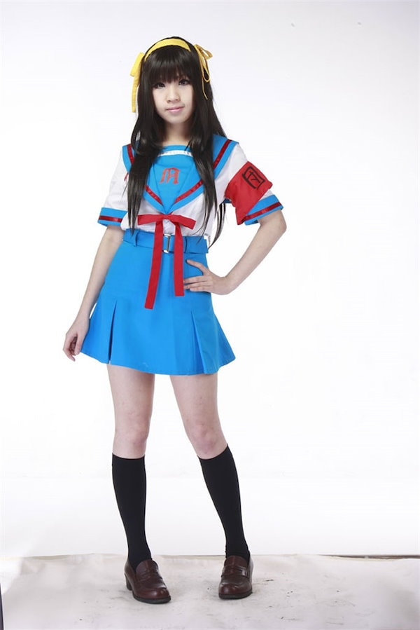 Qoo10] 涼宮ハルヒの憂鬱 涼宮ハルヒ 夏服 コス