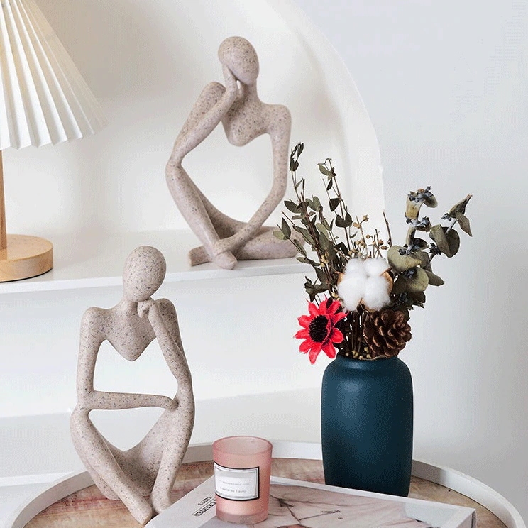 【急速出荷!】考える人 3体セット 抽象的 人間 オブジェ インテリア 置物 雑貨 装飾 玄関 リビング 寝室 おしゃれ モダン シンプル 【急速出荷!】考える人 3体セット 抽象的 人間 オブジェ インテリア 置物 雑貨 装飾 玄関 リビング 寝室 おしゃれ モダン シンプル