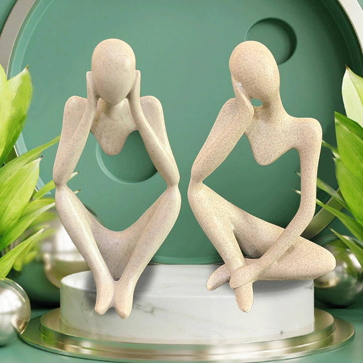 【急速出荷!】考える人 3体セット 抽象的 人間 オブジェ インテリア 置物 雑貨 装飾 玄関 リビング 寝室 おしゃれ モダン シンプル 【急速出荷!】考える人 3体セット 抽象的 人間 オブジェ インテリア 置物 雑貨 装飾 玄関 リビング 寝室 おしゃれ モダン シンプル