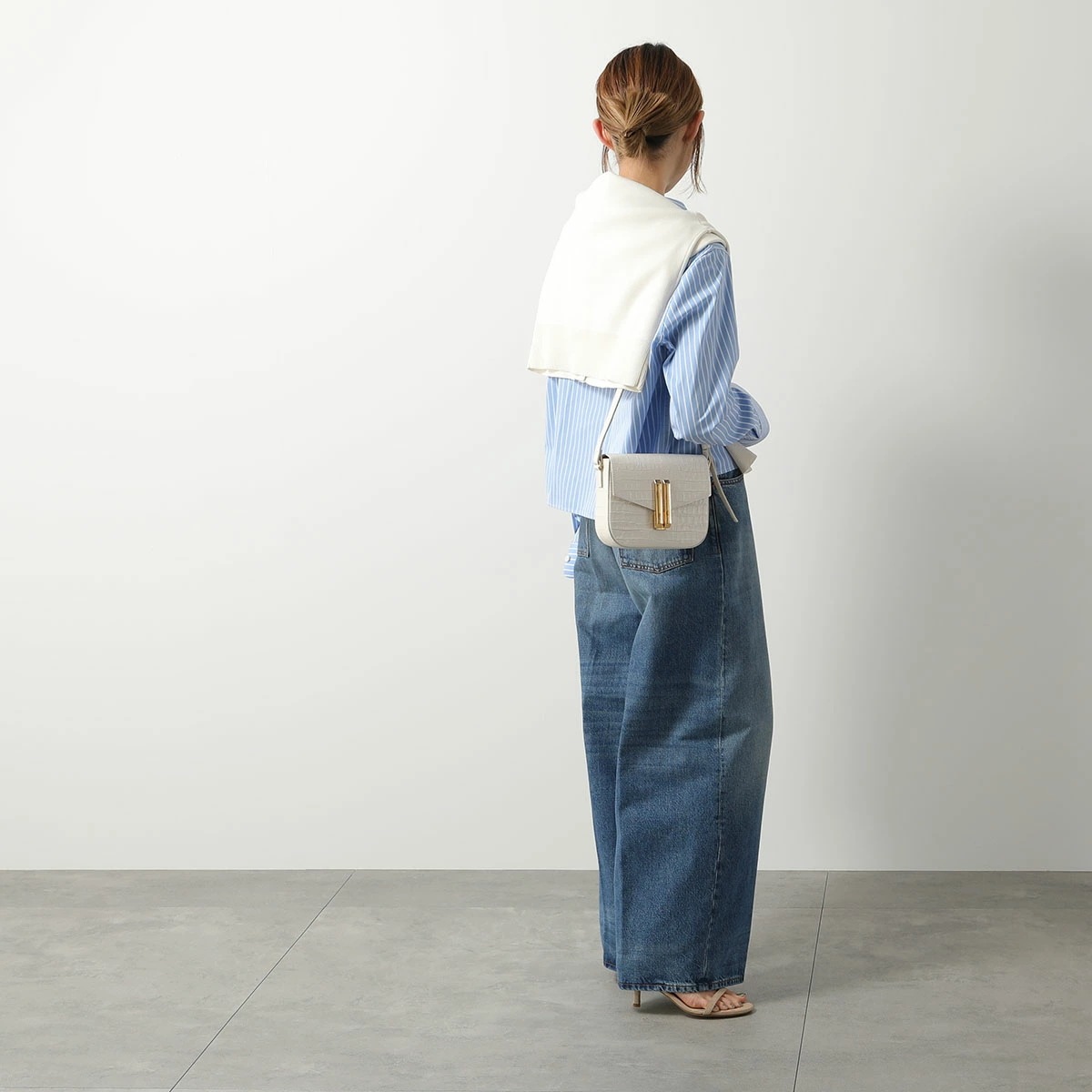 DEMELLIER バンクーバー スモール スエード クロスボディバッグ