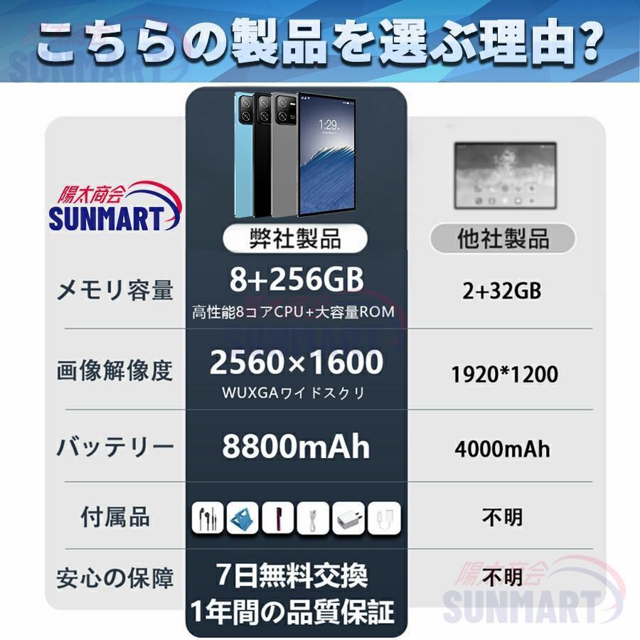 Android14 タブレット PC 本体 10インチ 本体 8+256GB FullHD wi-fi 5G 在宅勤務 ネット授業 コスパ最高 安い クリスマス GPS 電話 タブレット 2024最新