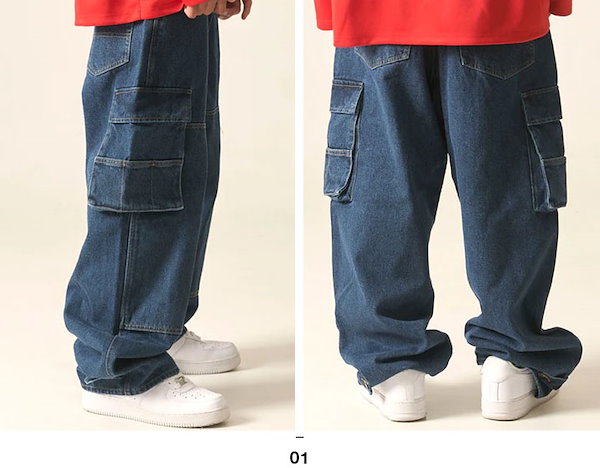 Qoo10] FUBU デニム ジーンズ カーゴパンツ