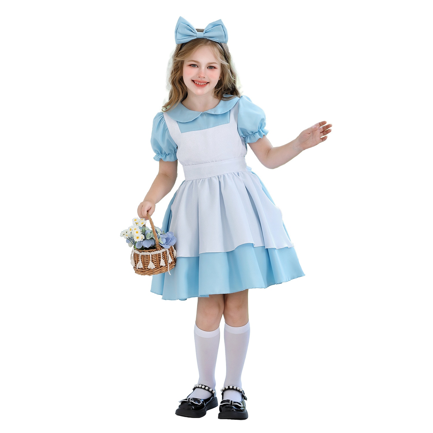 ハロウィン演出服アリスプリンセススカートメイド服女子子供服田園農場ワンピースcos ハロウィン演出服アリスプリンセススカートメイド服女子子供服田園農場ワンピースcos