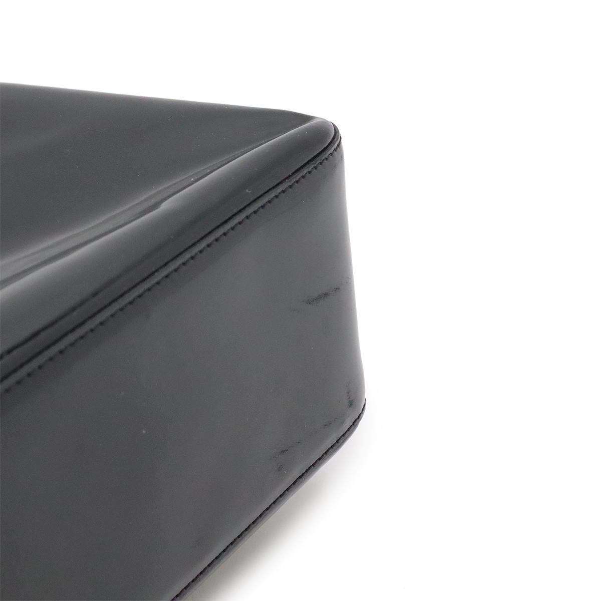 ロゴ トートバッグ ショルダーバッグ セミショルダー 肩掛け エナメル パテントレザー ブラック ロゴ トートバッグ ショルダーバッグ セミショルダー 肩掛け エナメル パテントレザー ブラック