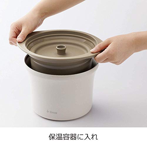 色：レッド ピーコック魔法瓶工業 電子レンジ 調理器 イルマ リビングジャー レッド 1.72L A