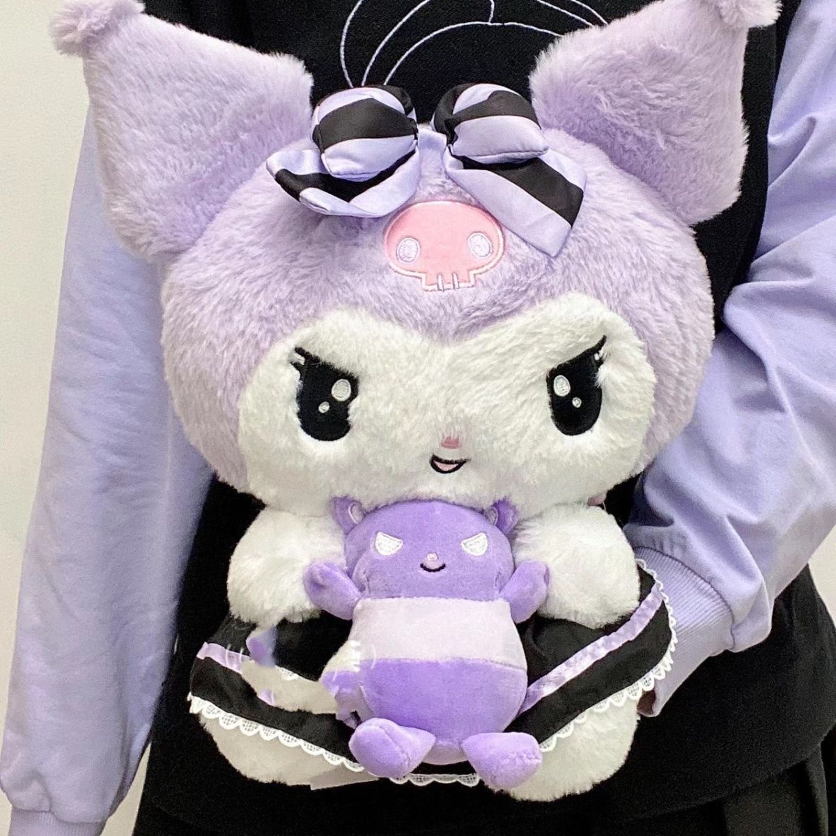 メガ割-新しいKuromiトランペットクーロミぬいぐるみ诞生日プレゼント人形156 メガ割-新しいKuromiトランペットクーロミぬいぐるみ诞生日プレゼント人形156