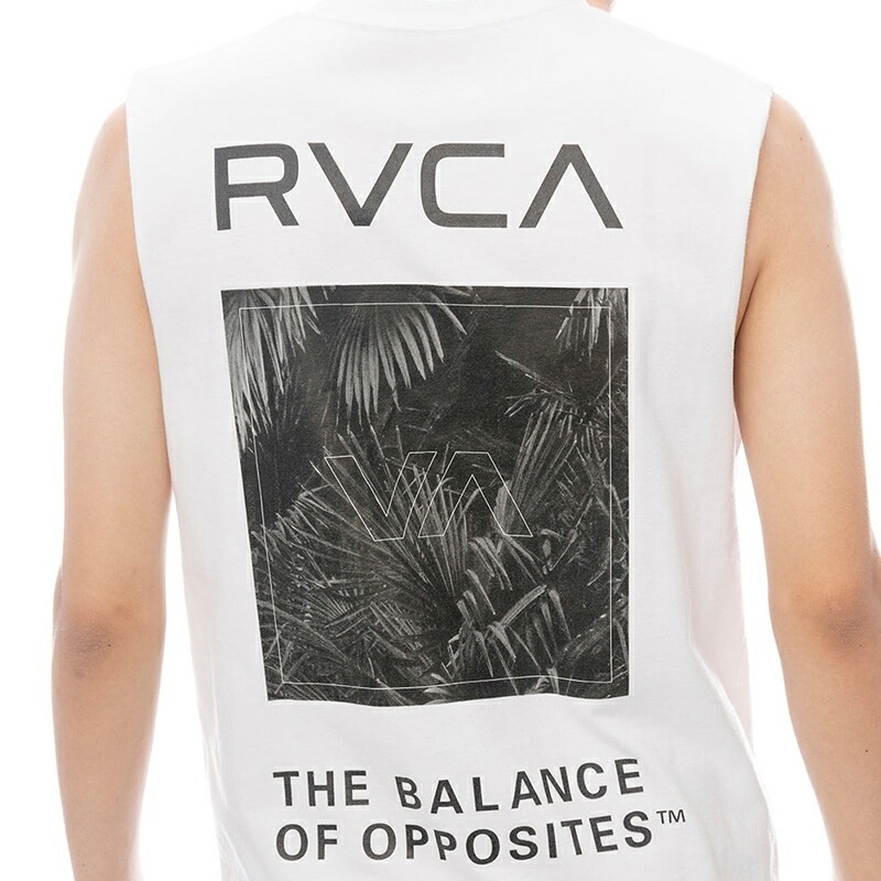 ルーカ メンズ タンクトップ ノースリーブ RVCA PALM BOX TT カットオフ カットソー トップス BF041356
