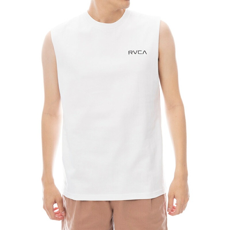 ルーカ メンズ タンクトップ ノースリーブ RVCA PALM BOX TT カットオフ カットソー トップス BF041356