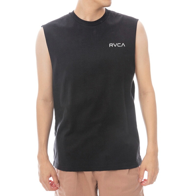 ルーカ メンズ タンクトップ ノースリーブ RVCA PALM BOX TT カットオフ カットソー トップス BF041356