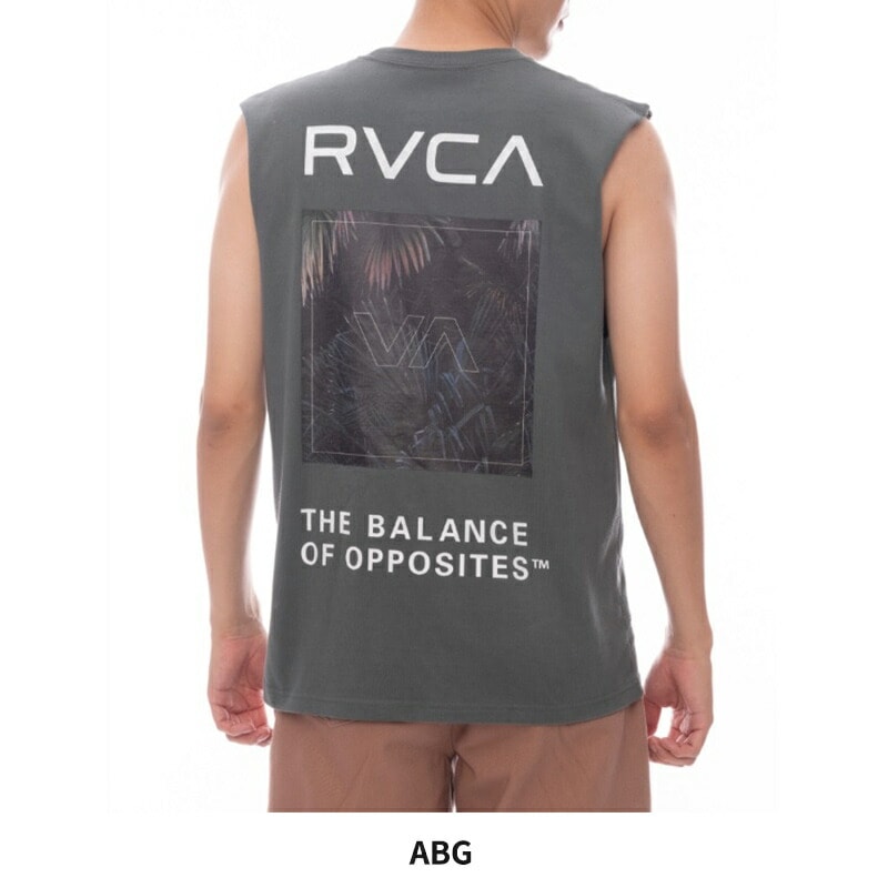 ルーカ メンズ タンクトップ ノースリーブ RVCA PALM BOX TT カットオフ カットソー トップス BF041356