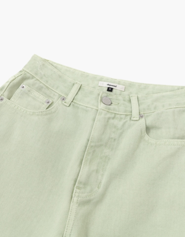 ★送料・関税込★depound★color dyeing pants★パンツ★ DEPOUND】 COLOR DYEING PANTS : MINT