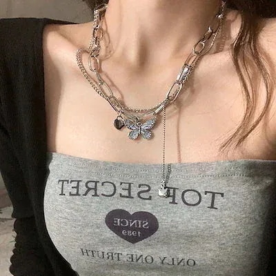 ネックレス 美しい首元ネックレスネックレス短めが可愛いチョーカーネックレス美しい首元ネックレス ラブバタフライチェーンネックレスアクセサリ ネックレス 美しい首元ネックレスネックレス短めが可愛いチョーカーネックレス美しい首元ネックレス ラブバタフライチェーンネックレスアクセサリ