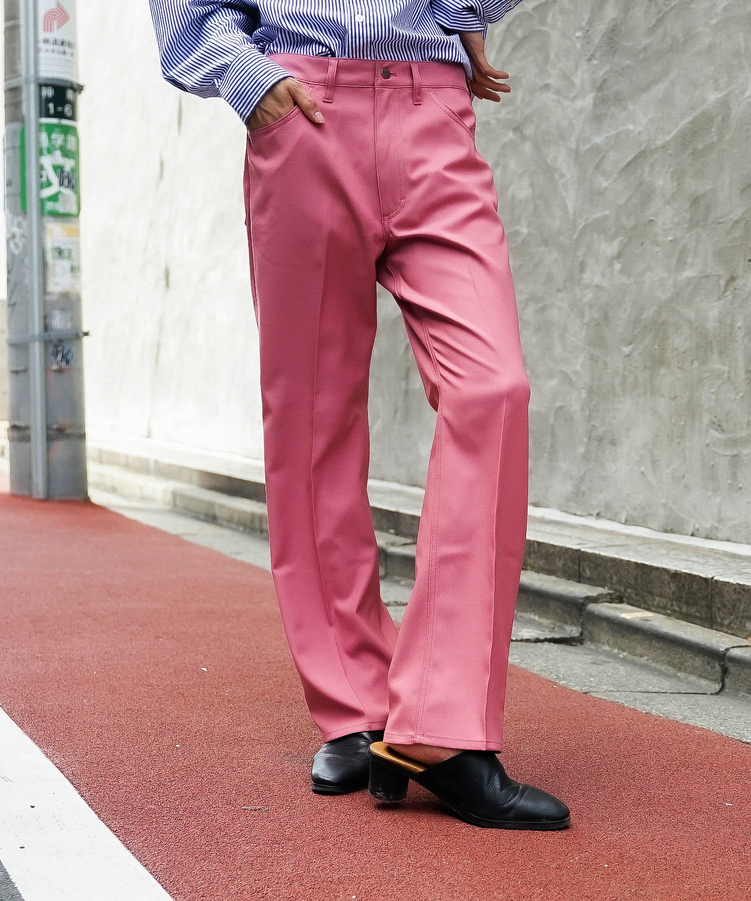 WRANCHER ランチャー ドレスパンツ ラングラー WRANGLER 美脚 センタープレス WRANCHER ランチャー ドレスパンツ ラングラー WRANGLER 美脚 センタープレス