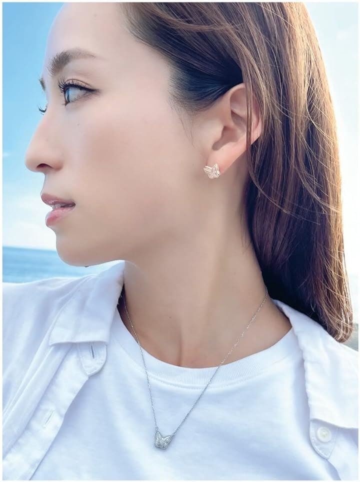 Piena ピエナサージカルステンレス316L 片耳用 1個売り ハワイアンジュエリー 蝶 プルメリア ミル打ち スクロール ピアス レディース ゴールド(ゴールド(片耳用)) Piena ピエナサージカルステンレス316L 片耳用 1個売り ハワイアンジュエリー 蝶 プルメリア ミル打ち スクロール ピアス レディース ゴールド(ゴールド(片耳用))