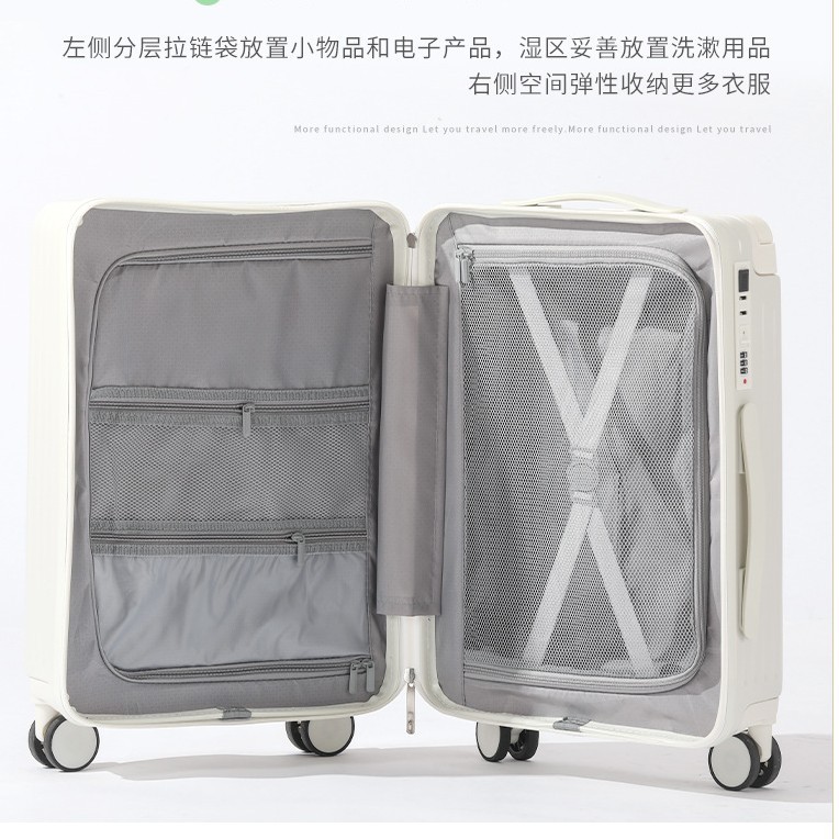 女性用のワイドプルロッドスーツケース20インチ搭乗箱24インチアンチフォールマルチファンクションスーツケース荷物