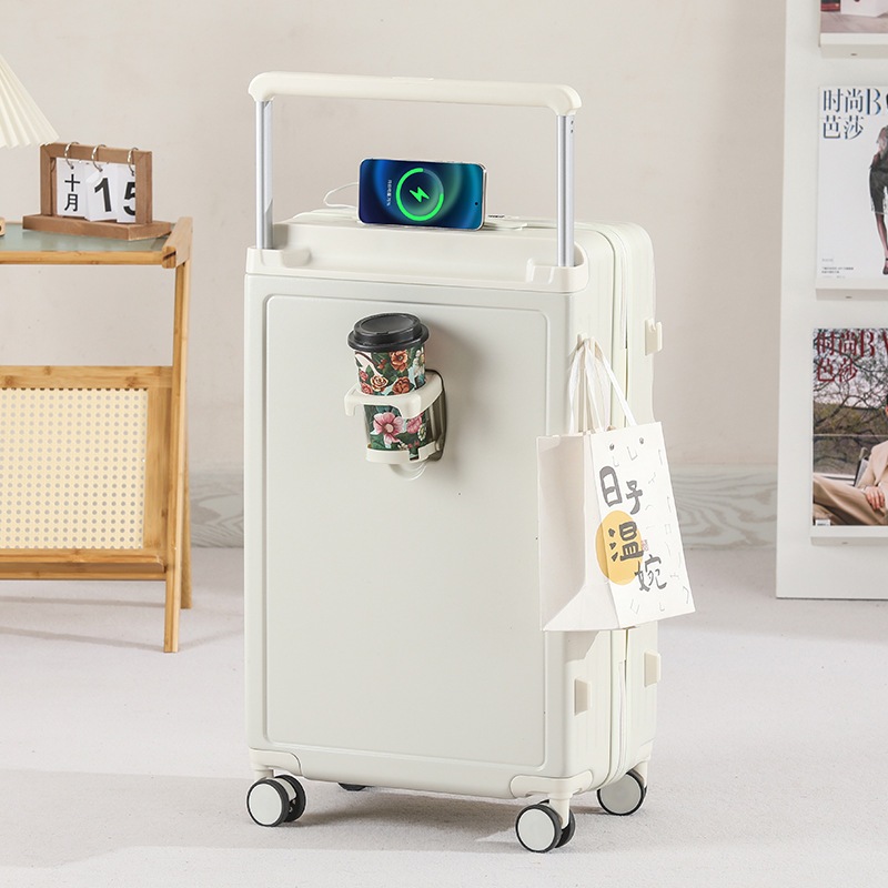 女性用のワイドプルロッドスーツケース20インチ搭乗箱24インチアンチフォールマルチファンクションスーツケース荷物