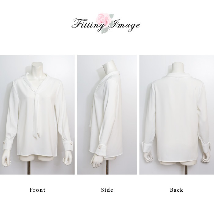 【急速出荷】ブラウス レディース 秋 冬 秋冬 白 ブラウスシャツ 長袖 ボウタイ 白シャツ ボウタイシャツ ホワイト 上品 長袖シャツ チュニック 大人 オフィス 通勤 スーツ 卒業式 入学式 長袖